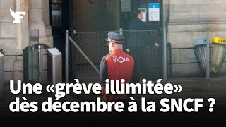 Les syndicats de la SNCF appellent à une grève illimitée [upl. by Aihgn]