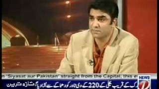 Sadaqat Ali Abbasi in Siyasat Aur Pakistan Jul 27 2009 Part 16 [upl. by Nitsreik]