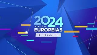 Europeias 2024 na RTP Debate dos partidos com assento parlamentar [upl. by Merrily]