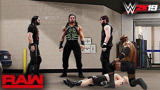 WWE 2K19 Custom Story  THE SHIELD Is Back Again Raw 2018 ft Lashley Lesnar StoryConcept [upl. by Hurty]