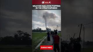 Weather Balloon Popping in the STRATOSPHERE [upl. by Soni]