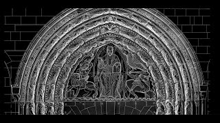 Rendus du modèle 3D du Tympan de la Cathédrale SaintMaurice à Angers [upl. by Narahs]