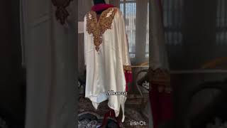 Kashmiri Tilla Work Kaftan Set 🍁  ytshorts kashmirioutfit shorts [upl. by Quiteria948]