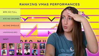 RANKING ALL 2024 VMAS PERFORMANCES  WHO WAS THE MOMENT vmas2024 musicawards vmas [upl. by Gabbie]