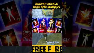 Free Fire BOOYAH ROYALE confirm Date Free FireBOOYAH Bundles return freefire shorts [upl. by Dorrahs]