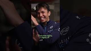 Alex Albon takes THIS in his pocket during races 🤣 shorts [upl. by Yrrehc]