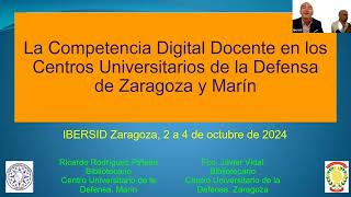 Competencia digital docente en centros universitarios de la Defensa  R Rodríguez y FJ Vidal [upl. by Thgiled37]