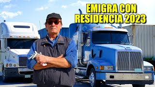 Oportunidad para emigrar y TRABAJAR en CANADÁ como camionero 2023 [upl. by Shanna816]