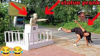 PRANK VIDEOS STATUE PRANK VIDEO [upl. by Esir]