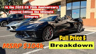 The Ultimate Corvette C8 Stingray has just arrived 2023 Corvette C8 70th Anniversary Special Edition [upl. by Fellner]