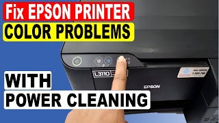 How to fix the Epson L3250 colour printing problem  ink problem on Epson L3250 L3210 L3150 etc [upl. by Zoila]