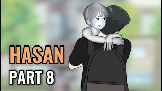 HASAN PART 8  Animasi Sekolah [upl. by Drawd]