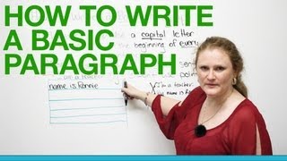 How to write a basic paragraph [upl. by Dahsar348]