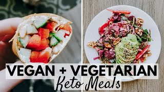 VEGANVEGETARIANPESCATARIAN KETO  What I Ate Week 1  KETOTARIAN DIET [upl. by Ocsisnarf]