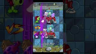 PvZ 2 Primal Peashooter Vs Sporeshroom Vs Zombie team Shorts [upl. by Ansell]