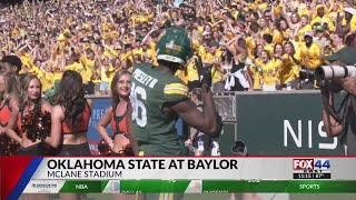 Baylor downs Oklahoma State on Homecoming [upl. by Ainoyek]