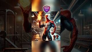 Venom vs Captain America vs SpiderMan The Ultimate Muscle Showdown 💪 Shorts AI Funny [upl. by Aremahs891]