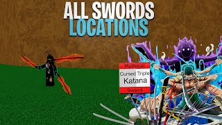 All Swords Locations in Blox Fruits  Second Sea [upl. by Torrie]