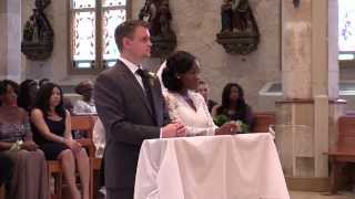 Scott amp Ada  Wedding Ceremony at Saint Joseph Catholic Church [upl. by Aihsram]