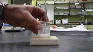 Endothermic Reaction  two solids [upl. by Damara68]