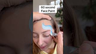 60 second Christmas face painting facepaint facepainting facepainter facepaintideas shorts [upl. by Oremoh]