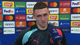 Phil Foden Speak On His SCREAMER Vs Real Madrid 🚀 LiveScore [upl. by Nowujalo]