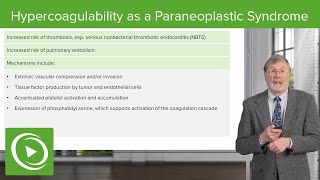 Hypercoagulability as a Paraneoplastic Syndrome [upl. by Roede]