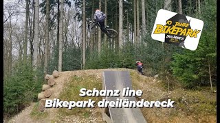 Schanz line  Bikepark Dreiländereck [upl. by Odey]