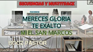 Multitrack  Mereces GloriaTe exalto  Miel san Marcos  Secuencias amp Multitracks [upl. by Elyk]