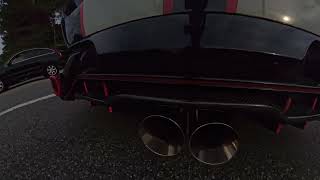 FK8 Honda Civic Type R Custom MagnaFlow 14807 Exhaust [upl. by Hong223]