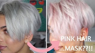 FANOLA ORO THERAPY 24K COLOR MASK  ROSA  PINK HAIR [upl. by Eessej304]