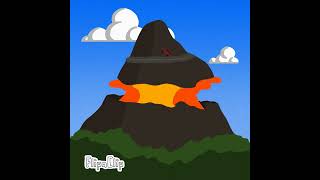 Dormant Volcano animationvolcano [upl. by Einaffets16]