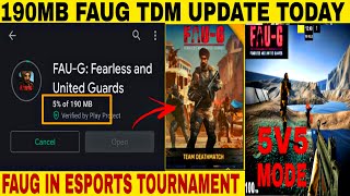 190MB Faug New Update  Faug Tdm Update  Faug Tdm Confrim [upl. by Crawford936]