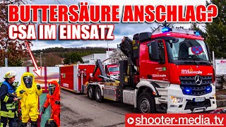 ❓ BUTTERSÄURE ANSCHLAG im CASINO ❓  🚒 ABC Einsatz mit CSA  1 Verletzter 🚒 [upl. by Nadirehs]