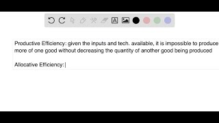 What is productive efficiency Allocative efficiency [upl. by Schwab]