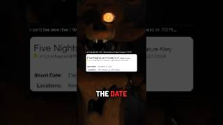 FNAF Movie 2 Just Had Some SAD NEWS fnaf fnaf2 fivenightsatfreddys fnafmovie fnafmovie2 [upl. by Hanala]