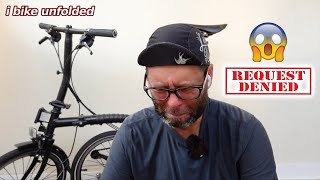 Brompton denied my warranty claim [upl. by Sivlek]