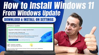 How to Update to Windows 11 from Windows Update  Official 2022 [upl. by Andrel969]