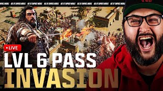 K20 LVL 6 PASS INVASION  AGE OF EMPIRES MOBILE [upl. by Nnalyrehs]