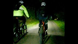 MTB Night Ride in French Poitevin Marsh Marais Poitevin [upl. by Ednyl]