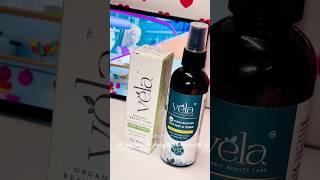 Vela organic review vitamincserum skincare toner beauty viralvideo trending music makeup [upl. by Gombach]