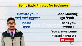 Easy Basic English Phrases [upl. by Gnoh771]