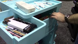 Creativation 22  Craft Storage Cart  Kubx from Artograph [upl. by Lovel]