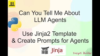 Can You Tell Me About Agents  Use Jinja2 Template Create Prompts For Agents and Complete Tasks [upl. by Sisile]