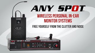 Galaxy Audio’s Any Spot AS950 Wireless Personal InEar Monitor Systems [upl. by Santa318]