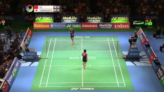 Yonex Japan Open 2015  Badminton QF M3WS  Li Xuerui vs Akane Yamaguchi [upl. by Amory]