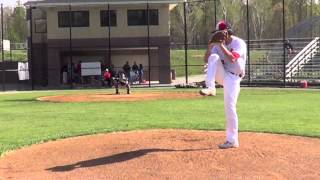 Dillon Serley  Pitching  wwwPlayInSchoolcom  Richmond Braves [upl. by Chrysa]