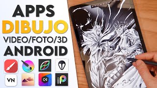 MEJORES APPS ANDROID PARA CREATIVOS  Dibujo  Ilustración  3D  Fotografía y Video [upl. by Joelle]