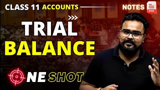 TRIAL BALANCE class 11 ONE SHOT  ACCOUNTS by GAURAV JAIN [upl. by Canute27]