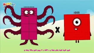 MULTIPLICATION OF NUMBERBLOCKS 8th8dec BIG NUMBERSMULTIPLY  GIANT NUMBER ColorArtid [upl. by Verene]